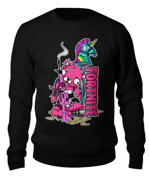 Заказать свитшот в Москве. Женский свитшот хлопковый Fortnite, Cuddle Team Leader от geekbox - готовые дизайны и нанесение принтов.