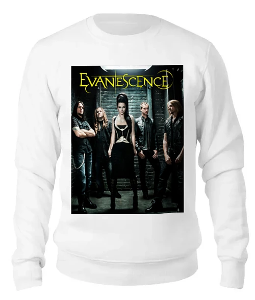 Заказать свитшот в Москве. Женский свитшот хлопковый Evanescence от THE_NISE  - готовые дизайны и нанесение принтов.