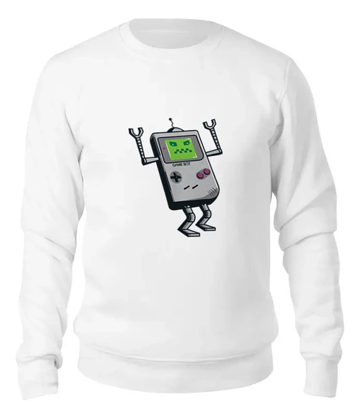 Заказать свитшот в Москве. Женский свитшот хлопковый Game Boy от fanart - готовые дизайны и нанесение принтов.