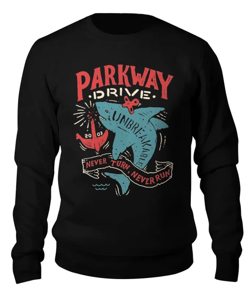 Заказать свитшот в Москве. Женский свитшот хлопковый Parkway Drive от geekbox - готовые дизайны и нанесение принтов.