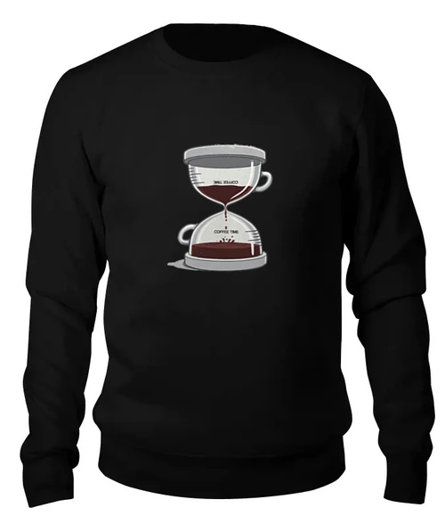 Заказать свитшот в Москве. Женский свитшот хлопковый COFFEE TIME / Время Кофе от crash - готовые дизайны и нанесение принтов.