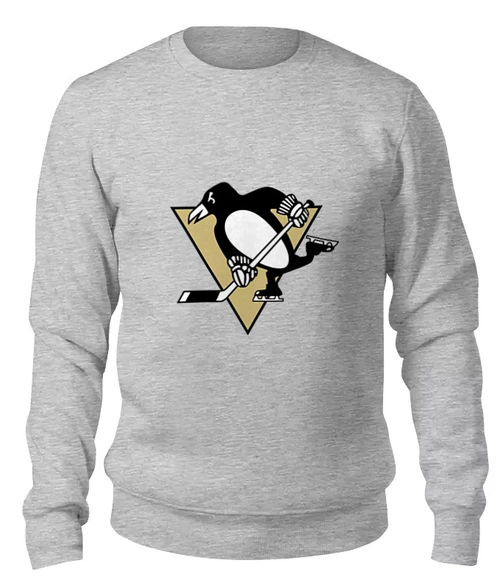 Заказать свитшот в Москве. Женский свитшот хлопковый Pittsburgh Penguins от BURNSHIRTS - готовые дизайны и нанесение принтов.