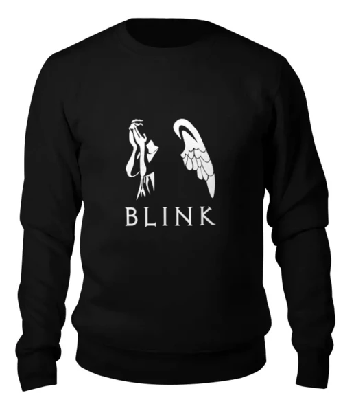 Заказать свитшот в Москве. Женский свитшот хлопковый Blink (Doctor Who) от coolmag - готовые дизайны и нанесение принтов.