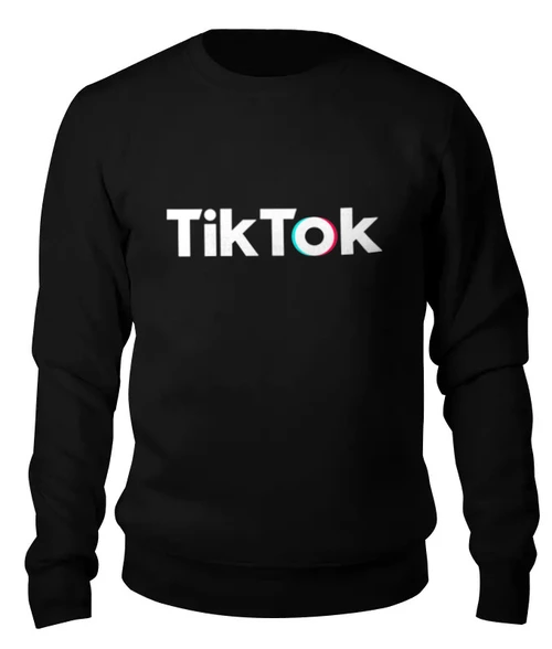 Заказать свитшот в Москве. Женский свитшот хлопковый TikTok  от DESIGNER   - готовые дизайны и нанесение принтов.