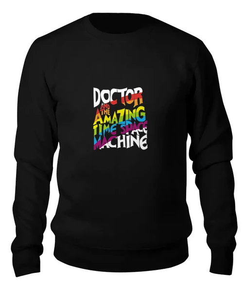 Заказать свитшот в Москве. Женский свитшот хлопковый Доктор Кто (Doctor Who) от coolmag - готовые дизайны и нанесение принтов.