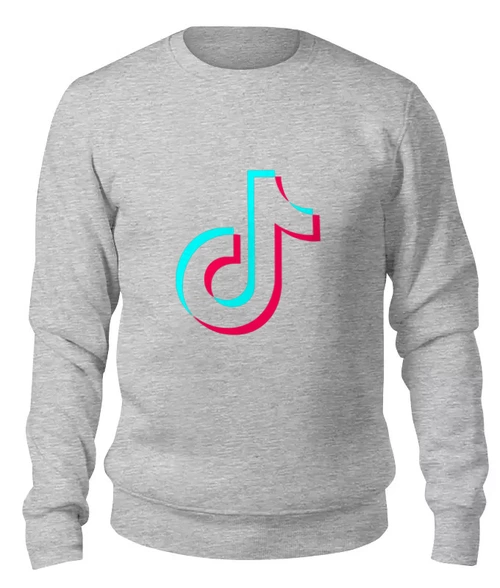 Заказать свитшот в Москве. Женский свитшот хлопковый TikTok  от DESIGNER   - готовые дизайны и нанесение принтов.