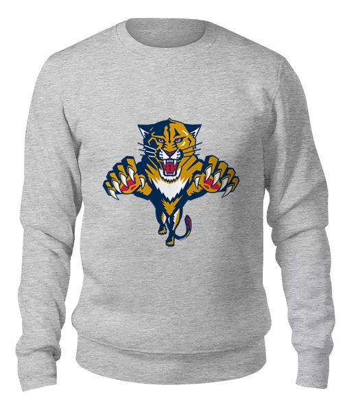 Заказать свитшот в Москве. Женский свитшот хлопковый Florida Panthers от olala - готовые дизайны и нанесение принтов.