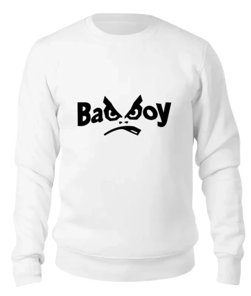 Заказать свитшот в Москве. Женский свитшот хлопковый Bad Boy от DESIGNER   - готовые дизайны и нанесение принтов.