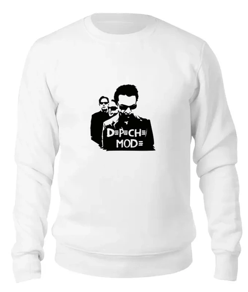 Заказать свитшот в Москве. Женский свитшот хлопковый Depeche Mode от originals - готовые дизайны и нанесение принтов.