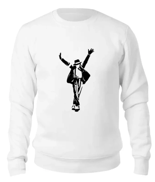 Заказать свитшот в Москве. Женский свитшот хлопковый Майкл Джексон (Michael Jackson) от originals - готовые дизайны и нанесение принтов.