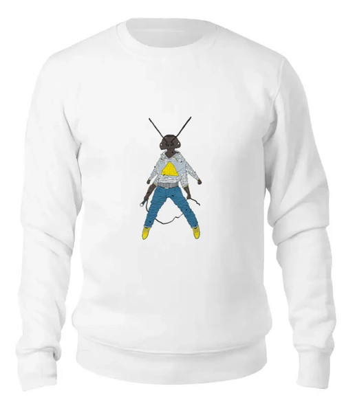 Заказать свитшот в Москве. Женский свитшот хлопковый Antman от YellowCloverShop - готовые дизайны и нанесение принтов.