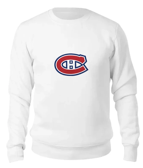Заказать свитшот в Москве. Женский свитшот хлопковый Montreal Canadiens / NHL Canada от KinoArt - готовые дизайны и нанесение принтов.