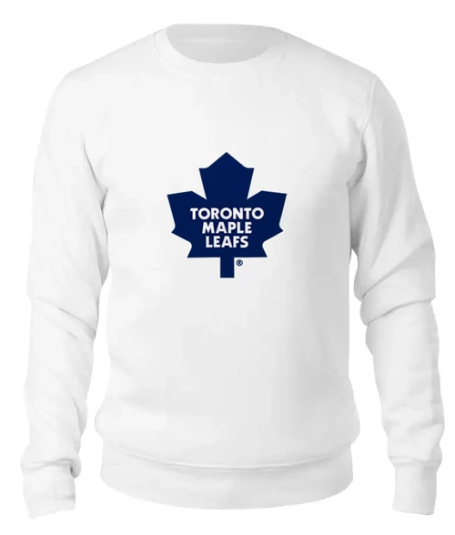Заказать свитшот в Москве. Женский свитшот хлопковый Toronto Maple Leafs / NHL Canada от KinoArt - готовые дизайны и нанесение принтов.