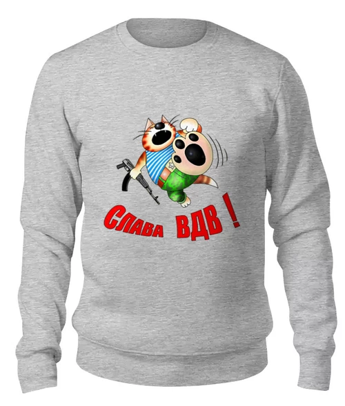 Заказать свитшот в Москве. Женский свитшот хлопковый В Д В  от T-shirt print  - готовые дизайны и нанесение принтов.