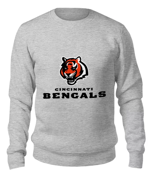 Заказать свитшот в Москве. Женский свитшот хлопковый Cincinnati Bengals от dobryidesign - готовые дизайны и нанесение принтов.