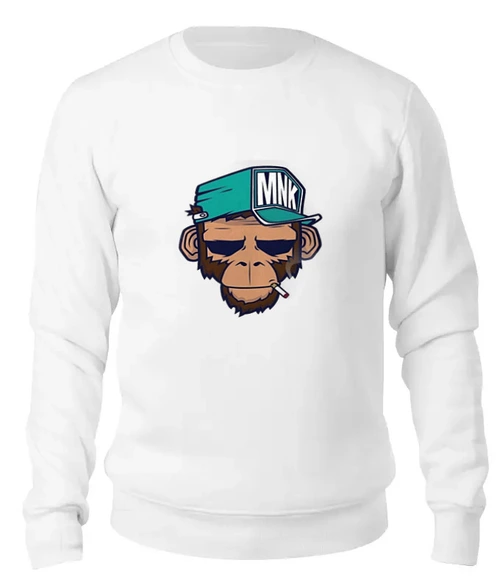 Заказать свитшот в Москве. Женский свитшот хлопковый MNK Design. Original Design от fenjke - готовые дизайны и нанесение принтов.