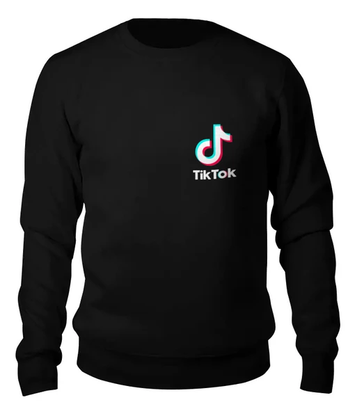 Заказать свитшот в Москве. Женский свитшот хлопковый TikTok  от DESIGNER   - готовые дизайны и нанесение принтов.