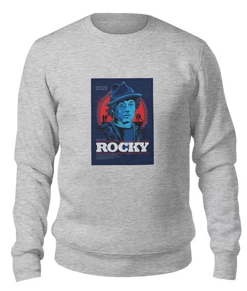 Заказать свитшот в Москве. Женский свитшот хлопковый Rocky / Рокки от KinoArt - готовые дизайны и нанесение принтов.