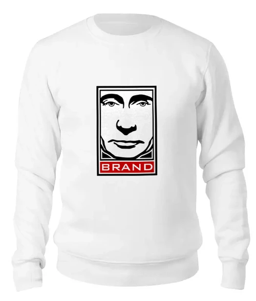 Заказать свитшот в Москве. Женский свитшот хлопковый brand от gopotol - готовые дизайны и нанесение принтов.