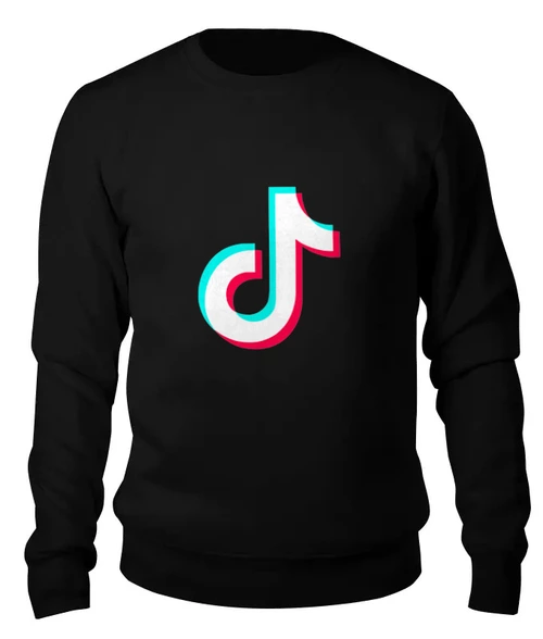 Заказать свитшот в Москве. Женский свитшот хлопковый TikTok  от DESIGNER   - готовые дизайны и нанесение принтов.