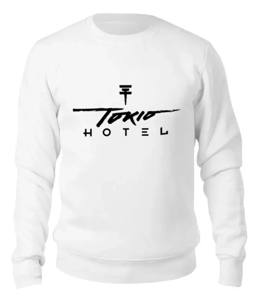 Заказать свитшот в Москве. Женский свитшот хлопковый Tokio Hotel от Анастасия Вахрушева - готовые дизайны и нанесение принтов.
