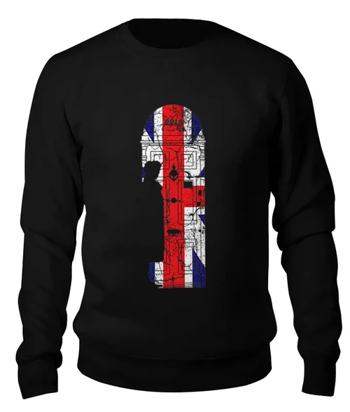 Заказать свитшот в Москве. Женский свитшот хлопковый Шерлок  от T-shirt print  - готовые дизайны и нанесение принтов.