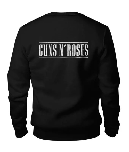 Заказать свитшот в Москве. Женский свитшот хлопковый Guns n' roses от Leichenwagen - готовые дизайны и нанесение принтов.