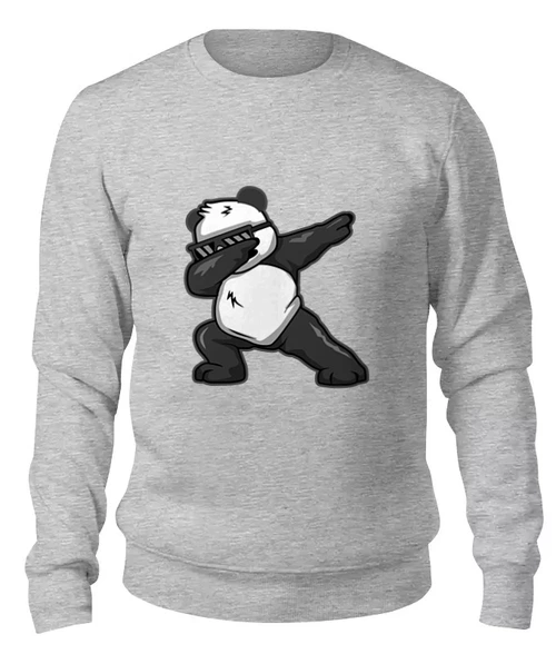 Заказать свитшот в Москве. Женский свитшот хлопковый Panda от T-shirt print  - готовые дизайны и нанесение принтов.