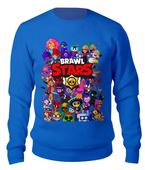 Заказать свитшот в Москве. Женский свитшот хлопковый Brawl Stars от balden - готовые дизайны и нанесение принтов.