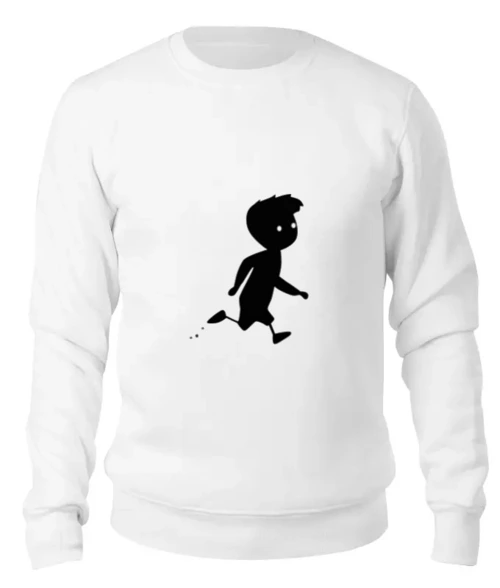 Заказать свитшот в Москве. Женский свитшот хлопковый Герой игры Limbo от YellowCloverShop - готовые дизайны и нанесение принтов.