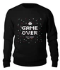 Заказать свитшот в Москве. Женский свитшот хлопковый Game Over от ingenervolos@gmail.com - готовые дизайны и нанесение принтов.