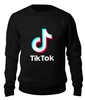 Заказать свитшот в Москве. Женский свитшот хлопковый TikTok  от DESIGNER   - готовые дизайны и нанесение принтов.