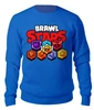 Заказать свитшот в Москве. Женский свитшот хлопковый Brawl Stars от balden - готовые дизайны и нанесение принтов.
