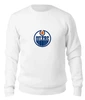Заказать свитшот в Москве. Женский свитшот хлопковый Edmonton Oilers / NHL Canada от KinoArt - готовые дизайны и нанесение принтов.