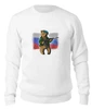 Заказать свитшот в Москве. Женский свитшот хлопковый Russian Bear от Leichenwagen - готовые дизайны и нанесение принтов.