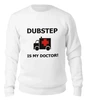 Заказать свитшот в Москве. Женский свитшот хлопковый Dubstep is my doctor! от Alex Myatezhnik - готовые дизайны и нанесение принтов.