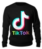 Заказать свитшот в Москве. Женский свитшот хлопковый TIK TOK (Tik Tok video) от vista12761@rambler.ru - готовые дизайны и нанесение принтов.