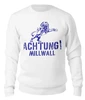 Заказать свитшот в Москве. Женский свитшот хлопковый Achtung Millwall FC logo top от Millwall Supporters Club Russia - готовые дизайны и нанесение принтов.