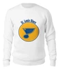 Заказать свитшот в Москве. Женский свитшот хлопковый St. Louis Blues  от kspsshop - готовые дизайны и нанесение принтов.