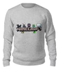 Заказать свитшот в Москве. Женский свитшот хлопковый Minecraft   от T-shirt print  - готовые дизайны и нанесение принтов.
