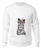 Заказать свитшот в Москве. Женский свитшот хлопковый Gansta cat от Дарья  - готовые дизайны и нанесение принтов.