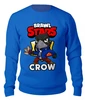 Заказать свитшот в Москве. Женский свитшот хлопковый BRAWL STARS CROW от geekbox - готовые дизайны и нанесение принтов.