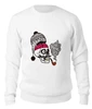 Заказать свитшот в Москве. Женский свитшот хлопковый Череп от ANDREI M - готовые дизайны и нанесение принтов.