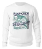 Заказать свитшот в Москве. Женский свитшот хлопковый Fishing от CoolColor  - готовые дизайны и нанесение принтов.