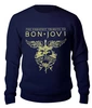 Заказать свитшот в Москве. Женский свитшот хлопковый МУЗЫКА. BON JOVI от robus - готовые дизайны и нанесение принтов.