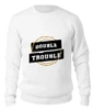Заказать свитшот в Москве. Женский свитшот хлопковый Double Trouble от go59 - готовые дизайны и нанесение принтов.