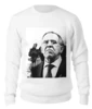 Заказать свитшот в Москве. Женский свитшот хлопковый Mr. Lavrov we love от Design Ministry - готовые дизайны и нанесение принтов.