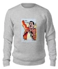 Заказать свитшот в Москве. Женский свитшот хлопковый Freddie Mercury - Queen от Leichenwagen - готовые дизайны и нанесение принтов.