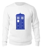 Заказать свитшот в Москве. Женский свитшот хлопковый Tardis (Тардис) от coolmag - готовые дизайны и нанесение принтов.