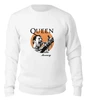 Заказать свитшот в Москве. Женский свитшот хлопковый Freddie Mercury - Queen от Leichenwagen - готовые дизайны и нанесение принтов.